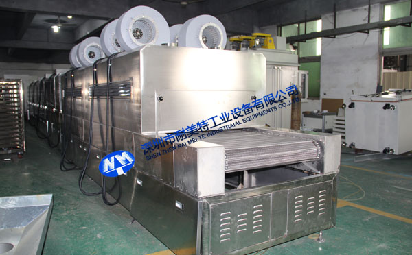 NMT-SDL-610医疗行业呼吸面罩成型固化不锈钢隧道式烘干炉（善顺）